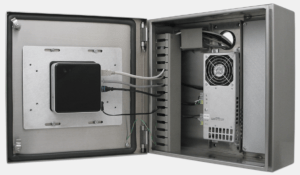 NUC d'Intel monté dans un coffret pour client léger de Hope Industrial