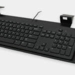 Tablette pour clavier avec extension droite - avec clavier et souris